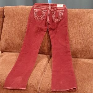 True Religion corduroy pants new never worn